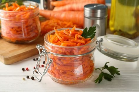 Морковь по-корейски без лука и уксуса
