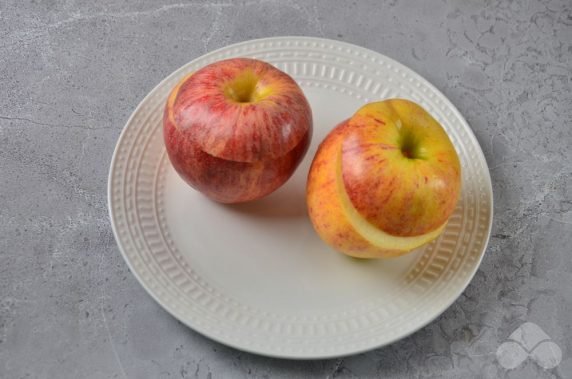 Запеченные яблоки с клюквой – фото приготовления рецепта, шаг 1