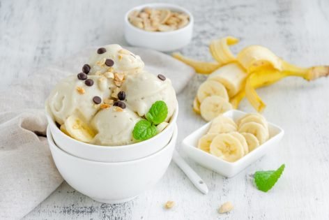 Веганское банановое мороженое