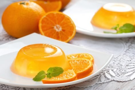 Желе из свежих апельсинов
