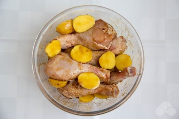 Жаркое из куриных голеней – фото приготовления рецепта, шаг 4