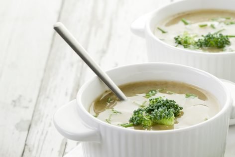 Гороховый суп с брокколи