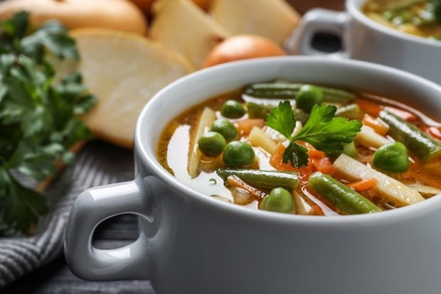 Пошаговый рецепт супа из стручковой фасоли