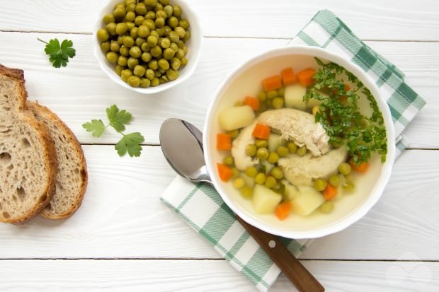 Суп-пюре гороховый: рецепт классический