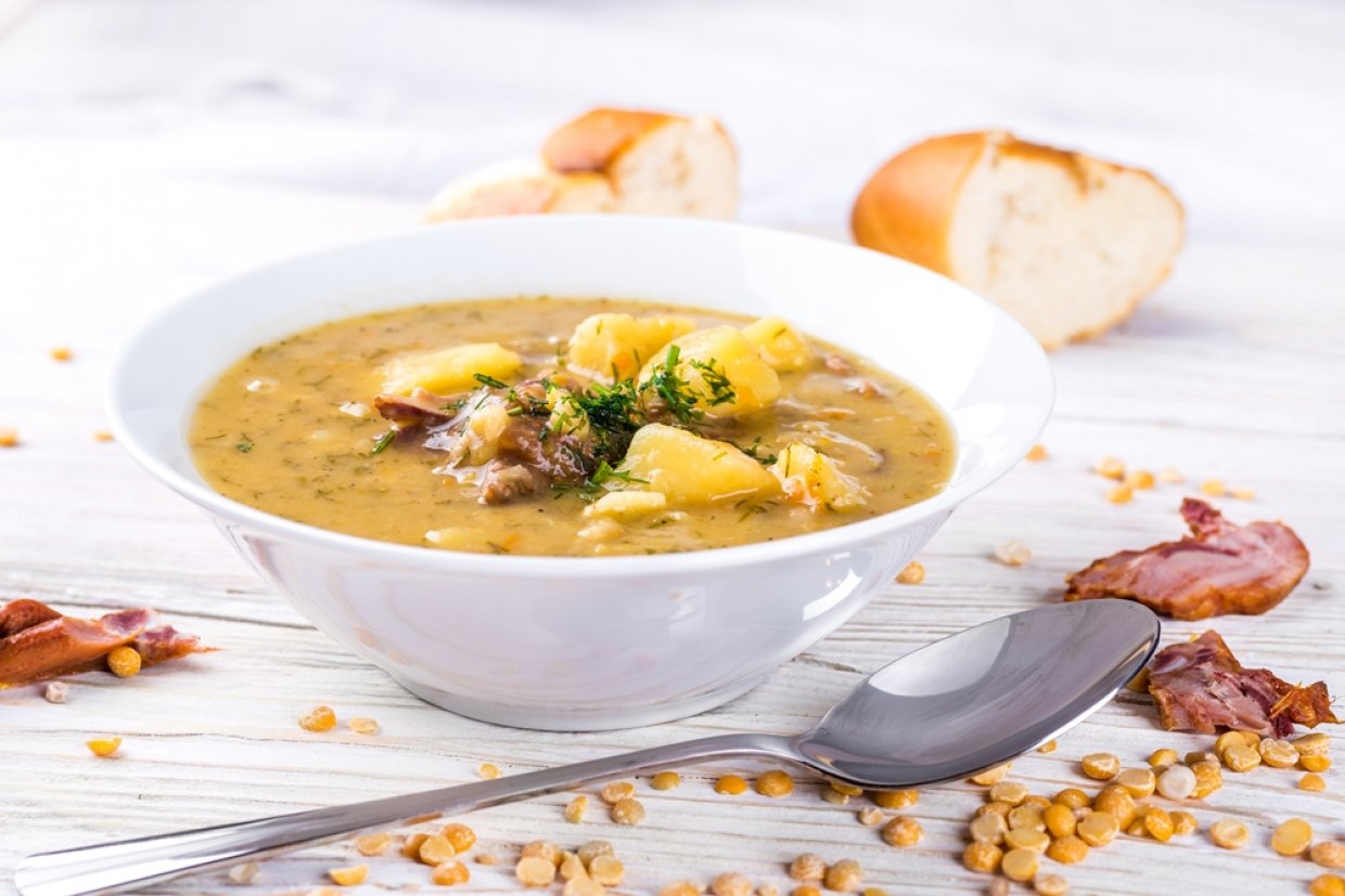 Рецепт крем-супа с мятой и горохом: вкусное блюдо для гурманов