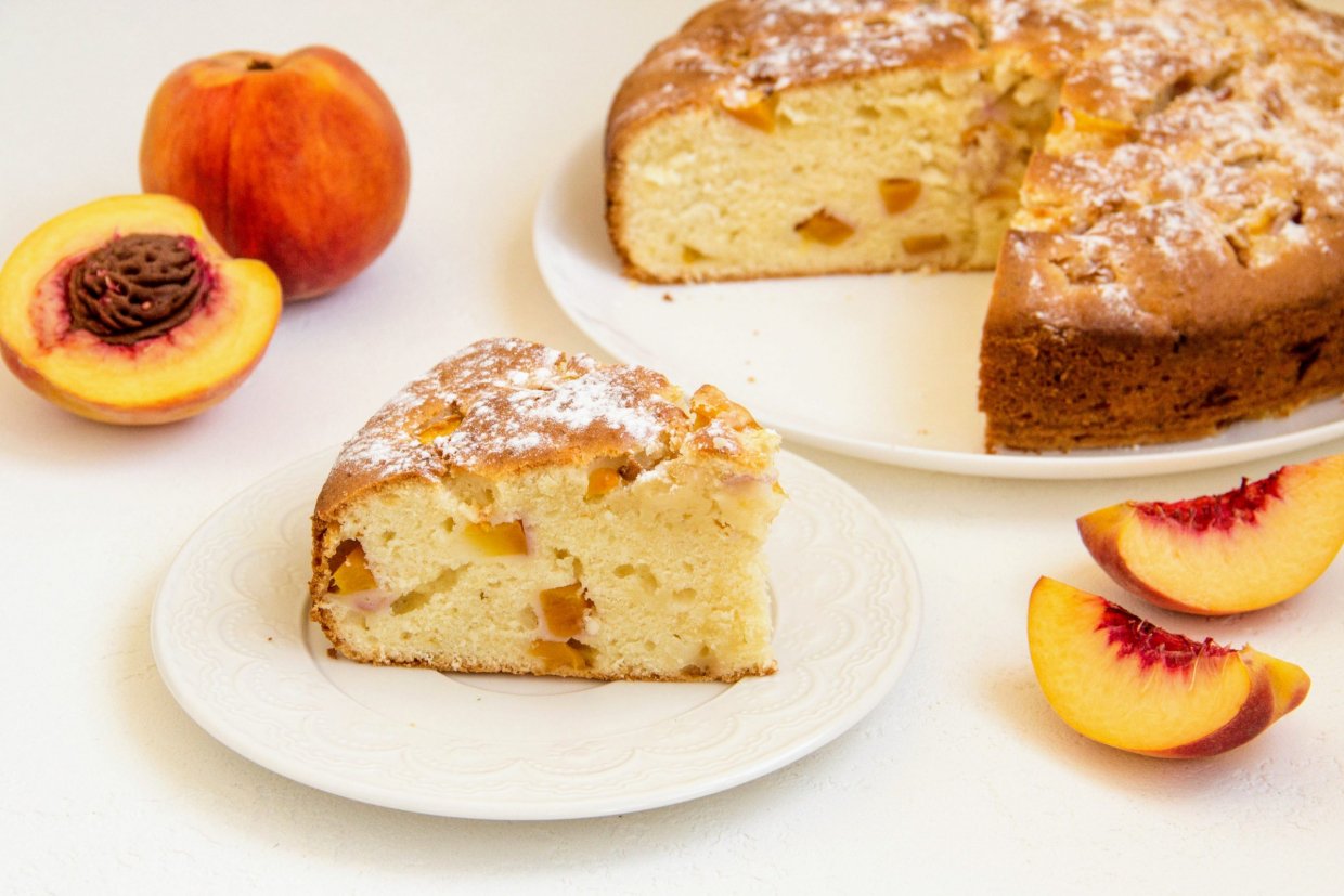 Простой рецепт пирога с творогом и яблоками