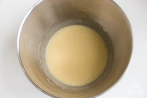 Творожный пирог с персиками – фото приготовления рецепта, шаг 1