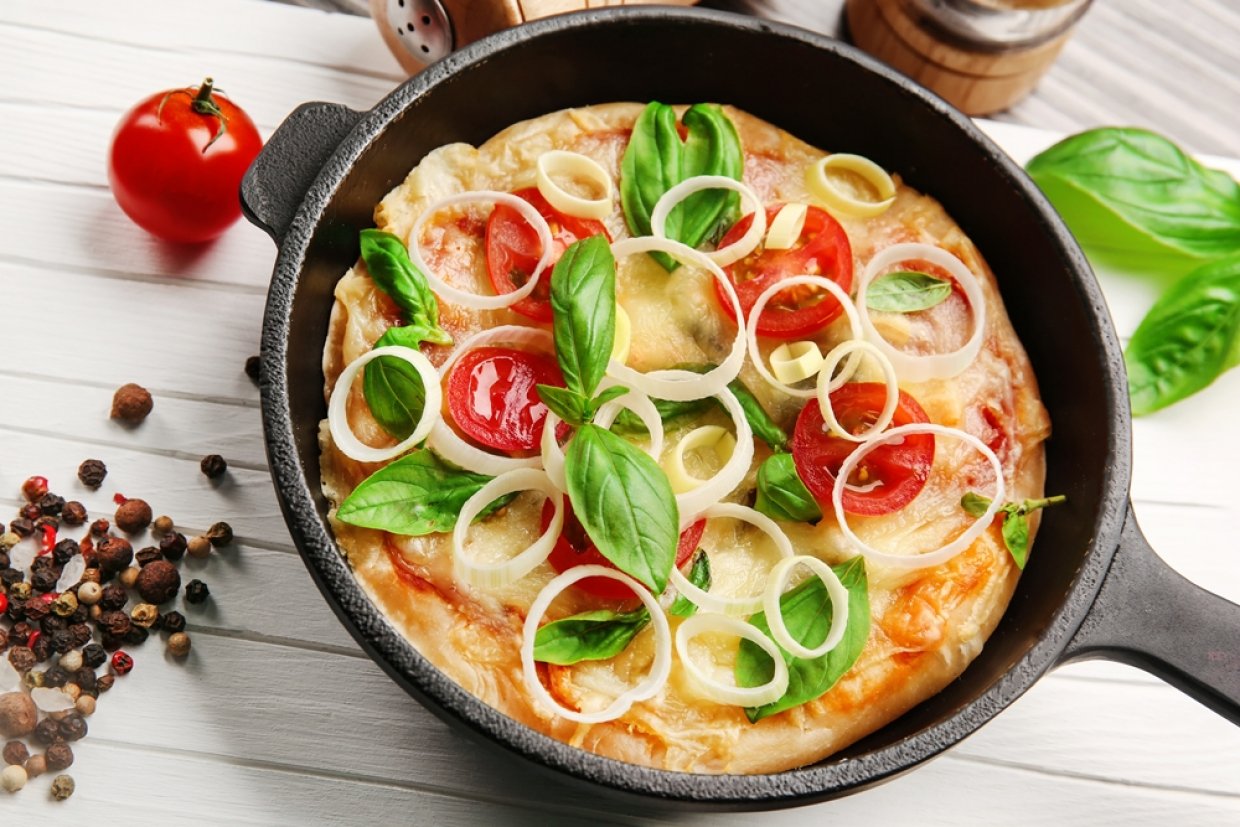 яичница пицца рецепт на сковороде фото 24