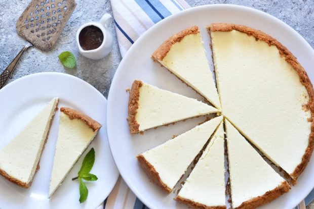 Чизкейк из творога и сыра — вкусный рецепт с фото приготовления