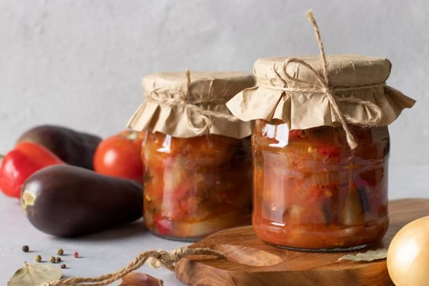 Баклажаны с помидорами на зиму – Рецепты баклажан с помидорами на зиму. Заготовки на зиму