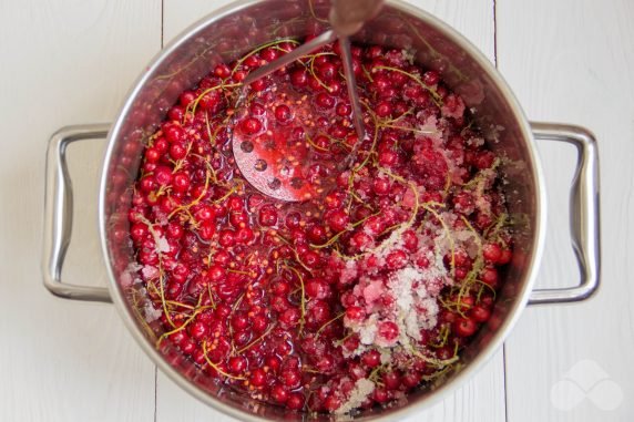 Желе из красной смородины – фото приготовления рецепта, шаг 2