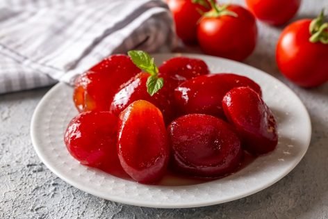 Консервированные помидоры в сахаре