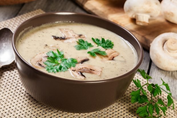 Как приготовить суп-пюре из шампиньонов