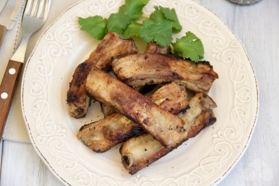 Свиные ребрышки с соевым соусом, горчицей и медом – фото приготовления рецепта, шаг 4