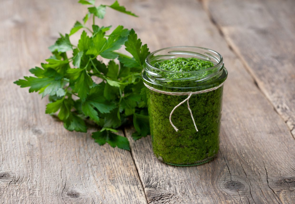 Parsley seasoning for the winter