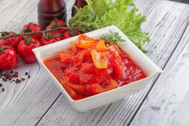 Особенности приготовления лечо с томатной пастой