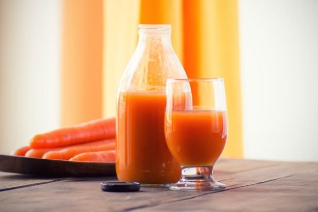 Морковный сок на зиму — Приготовление: