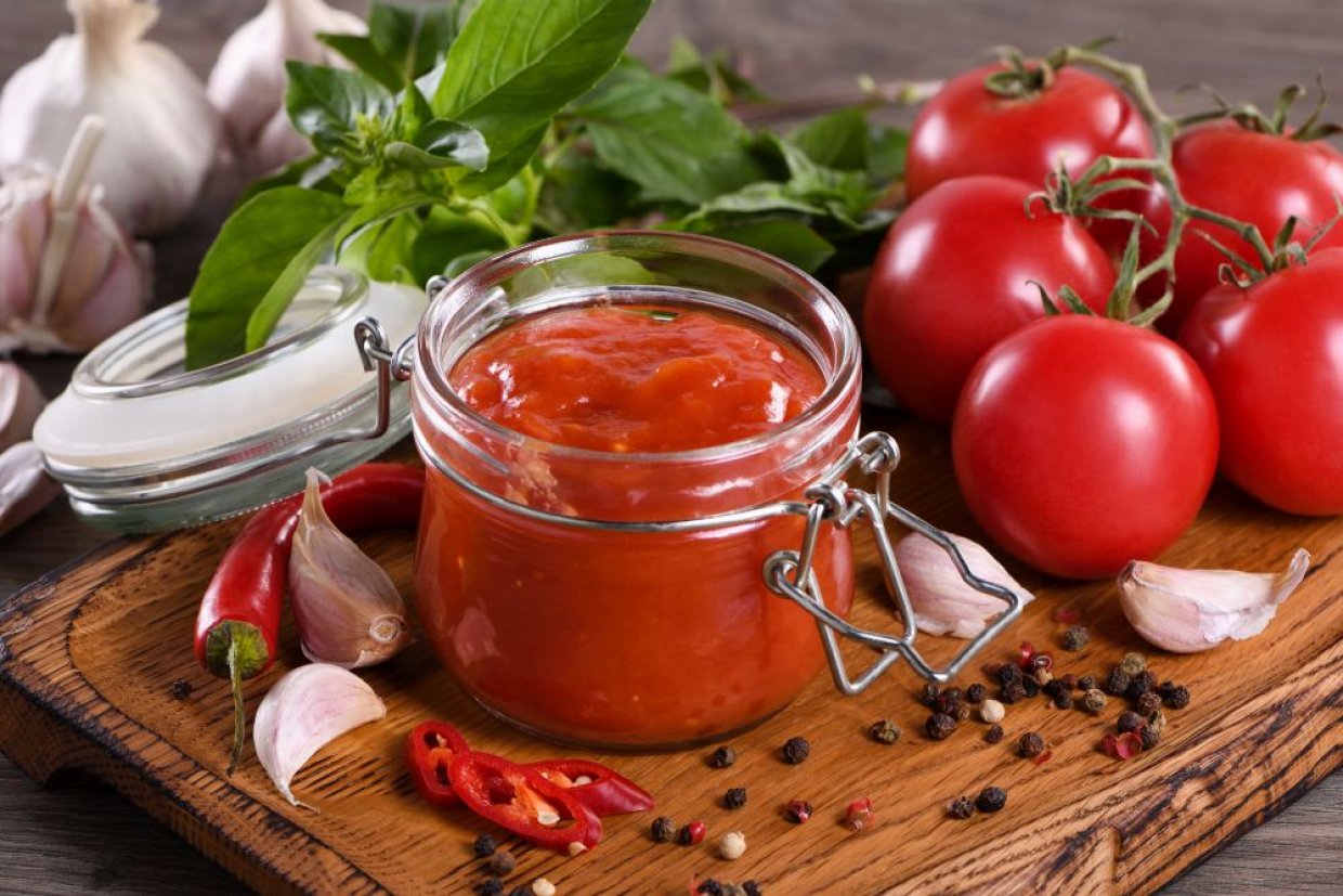 Домашний кетчуп из помидор рецепт пошагово. Соус томатный традиционный.