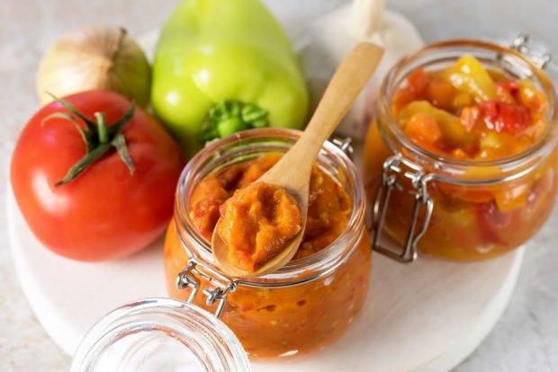 Вариант 2: Лечо из перца и помидоров на зиму - новый рецепт