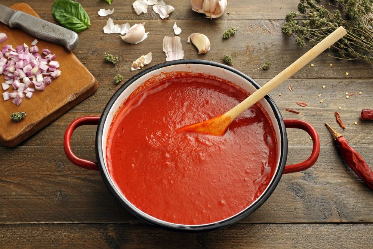 томатный соус для пиццы из помидор на зиму фото 117