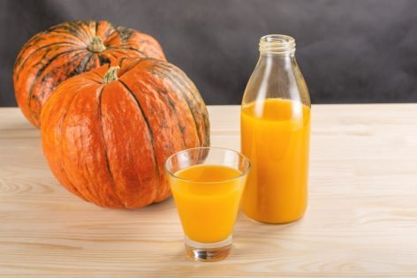 Сок из тыквы с апельсином и лимоном