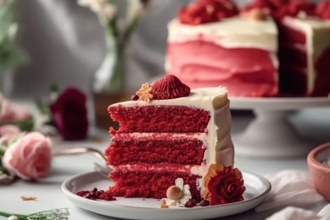 Постный торт Красный бархат