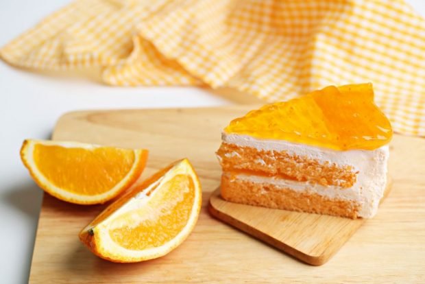 Постный апельсиновый торт