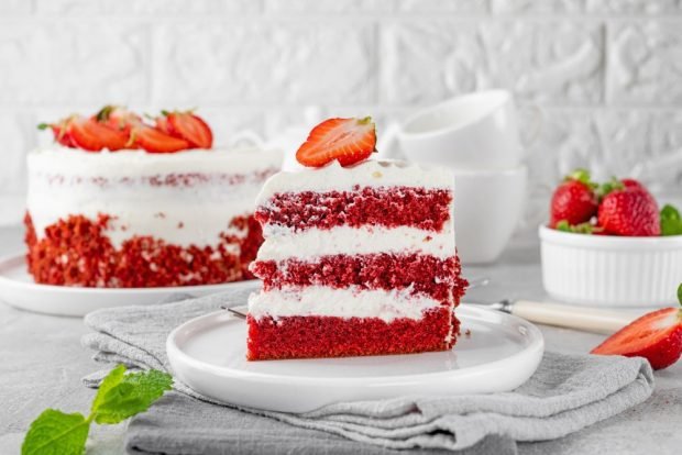 Как приготовить торт Красный бархат