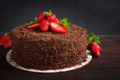 Шоколадный торт Наполеон