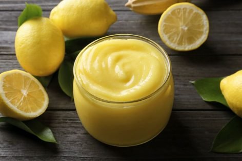 Лимонный кето курд