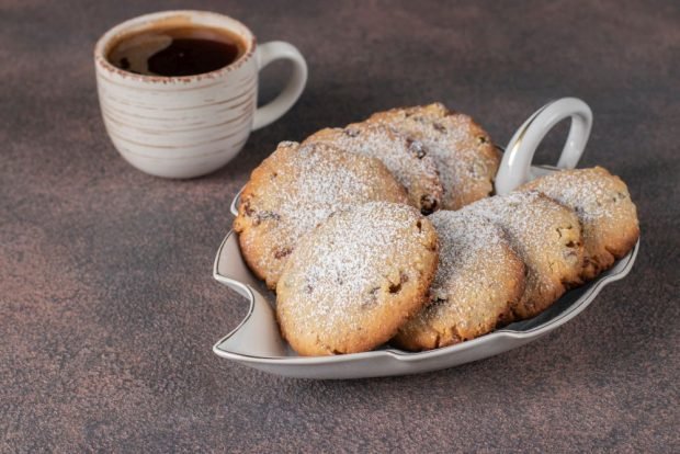 Песочное печенье с изюмом – простой и вкусный рецепт, как приготовить пошагово