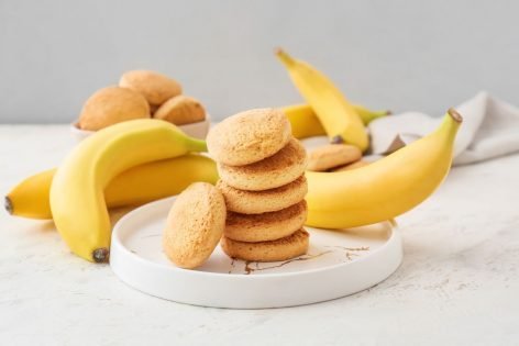Песочное печенье с бананом