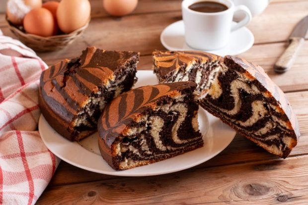 Торт «Зебра в шоколаде» : Торты, пирожные