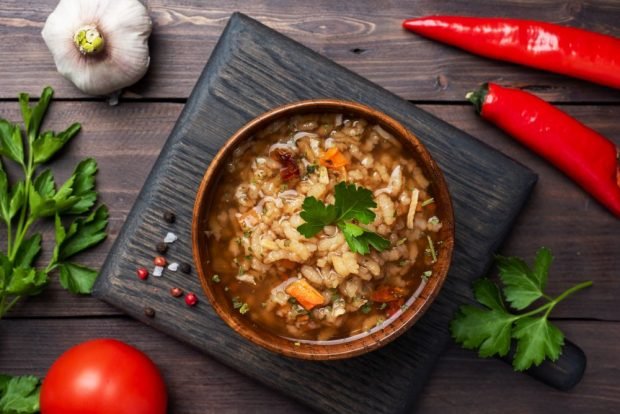 Суп харчо из баранины классический с рисом по грузински рецепт с фото пошагово