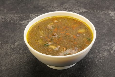 Суп из красной чечевицы с курицей