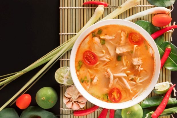 Суп том-ям-кунг пошаговый рецепт с видео и фото – Тайская кухня: Супы