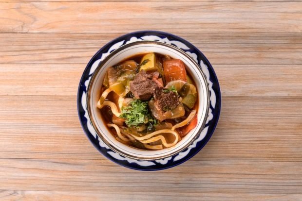 Лагман из баранины классический рецепт приготовления супа в домашних условиях с фото