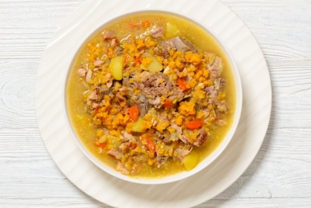 Суп с чечевицей и говядиной на косточке - рецепт с фотографиями - Patee. Рецепты