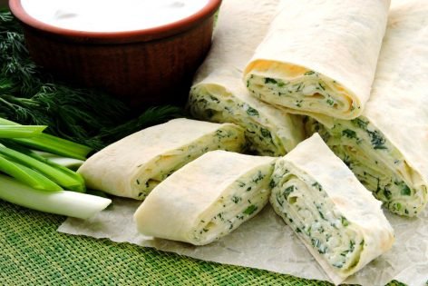 Начинка для лаваша с творожным сыром