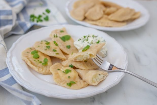 Вареники с картошкой и творогом